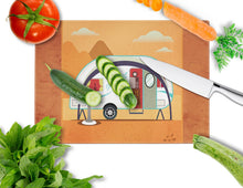 Load image into Gallery viewer, Greatest Adventure New Camper Glass Cutting Boards – Durable, Decorative Kitchen Art Large BB5480LCB