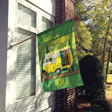 Load image into Gallery viewer, Be in the Woods Retro Camper Flag Canvas House Size BB5482CHF