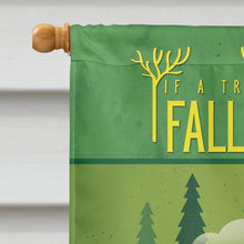 Load image into Gallery viewer, Be in the Woods Retro Camper Flag Canvas House Size BB5482CHF