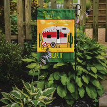 Load image into Gallery viewer, Be in the Woods Retro Camper Desert Garden Flag - Outdoor Decorative Yard Flag BB5483GF