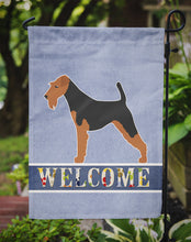 Load image into Gallery viewer, Welsh Terrier Welcome Garden Flag - Outdoor Decorative Yard Flag BB5489GF