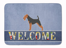 Load image into Gallery viewer, Welsh Terrier Welcome Machine Washable Memory Foam Mat BB5489RUG