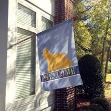 Load image into Gallery viewer, Cocker Spaniel Welcome Flag Canvas House Size BB5490CHF