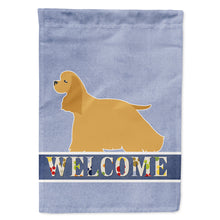 Load image into Gallery viewer, Cocker Spaniel Welcome Flag Canvas House Size BB5490CHF
