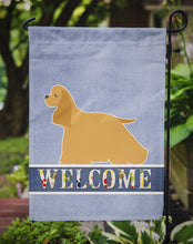 Load image into Gallery viewer, Cocker Spaniel Welcome Garden Flag - Outdoor Decorative Yard Flag BB5490GF
