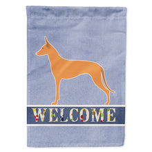 Load image into Gallery viewer, Pharaoh Hound Welcome Flag Canvas House Size BB5492CHF