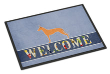 Load image into Gallery viewer, Pharaoh Hound Welcome Doormat - 18x27 Decorative Floor Mat – Indoor/Outdoor Rug with Artistic Flair BB5492MAT