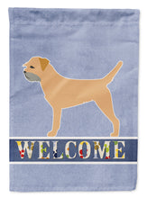 Load image into Gallery viewer, Border Terrier Welcome Garden Flag - Outdoor Decorative Yard Flag BB5493GF