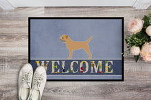 Load image into Gallery viewer, Border Terrier Welcome Doormat - 18x27 Decorative Floor Mat – Indoor/Outdoor Rug with Artistic Flair BB5493MAT
