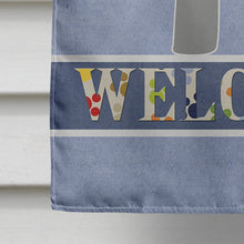 Load image into Gallery viewer, Kerry Blue Terrier Welcome Flag Canvas House Size BB5496CHF