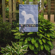 Load image into Gallery viewer, Bedlington Terrier Welcome Garden Flag - Outdoor Decorative Yard Flag BB5498GF