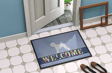 Load image into Gallery viewer, Bedlington Terrier Welcome Doormat - 24x36 Decorative Floor Mat – Indoor/Outdoor Rug with Artistic Flair BB5498JMAT
