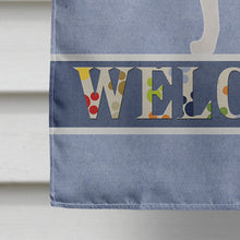 Load image into Gallery viewer, English Pointer Welcome Flag Canvas House Size BB5499CHF