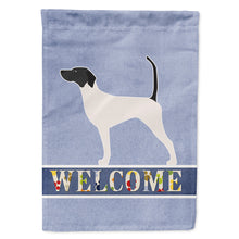 Load image into Gallery viewer, English Pointer Welcome Flag Canvas House Size BB5499CHF