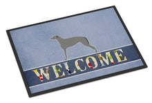 Load image into Gallery viewer, Scottish Deerhound Welcome Doormat - 18x27 Decorative Floor Mat – Indoor/Outdoor Rug with Artistic Flair BB5500MAT