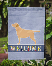 Load image into Gallery viewer, Yellow Labrador Retriever Welcome Garden Flag - Outdoor Decorative Yard Flag BB5501GF