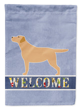 Load image into Gallery viewer, Yellow Labrador Retriever Welcome Garden Flag - Outdoor Decorative Yard Flag BB5501GF