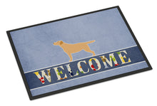 Load image into Gallery viewer, Yellow Labrador Retriever Welcome Doormat - 18x27 Decorative Floor Mat – Indoor/Outdoor Rug with Artistic Flair BB5501MAT