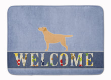 Load image into Gallery viewer, Yellow Labrador Retriever Welcome Machine Washable Memory Foam Mat BB5501RUG