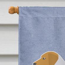 Load image into Gallery viewer, American Foxhound Welcome Flag Canvas House Size BB5502CHF
