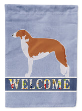 Load image into Gallery viewer, Borzoi Russian Greyhound Welcome Garden Flag - Outdoor Decorative Yard Flag BB5503GF