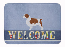 Load image into Gallery viewer, Welsh Springer Spaniel Welcome Machine Washable Memory Foam Mat BB5504RUG