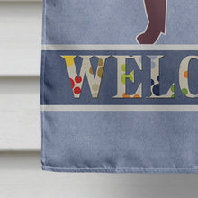 Load image into Gallery viewer, American Water Spaniel Welcome Flag Canvas House Size BB5505CHF