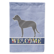 Load image into Gallery viewer, Irish Wolfhound Welcome Flag Canvas House Size BB5507CHF