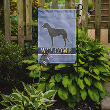 Load image into Gallery viewer, Irish Wolfhound Welcome Garden Flag - Outdoor Decorative Yard Flag BB5507GF