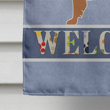 Load image into Gallery viewer, Golden Retriever Welcome Flag Canvas House Size BB5508CHF