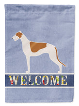 Load image into Gallery viewer, Greyhound Welcome Garden Flag - Outdoor Decorative Yard Flag BB5509GF