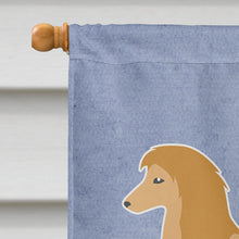 Load image into Gallery viewer, Afghan Hound Welcome Flag Canvas House Size BB5510CHF