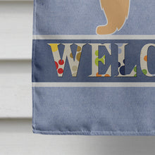Load image into Gallery viewer, Afghan Hound Welcome Flag Canvas House Size BB5510CHF