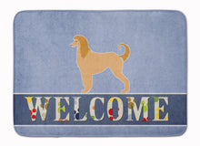 Load image into Gallery viewer, Afghan Hound Welcome Machine Washable Memory Foam Mat BB5510RUG