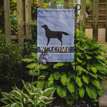 Load image into Gallery viewer, Black Labrador Retriever Welcome Garden Flag - Outdoor Decorative Yard Flag BB5512GF