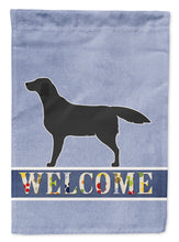 Load image into Gallery viewer, Black Labrador Retriever Welcome Garden Flag - Outdoor Decorative Yard Flag BB5512GF