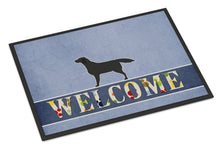 Load image into Gallery viewer, Black Labrador Retriever Welcome Doormat - 24x36 Decorative Floor Mat – Indoor/Outdoor Rug with Artistic Flair BB5512JMAT
