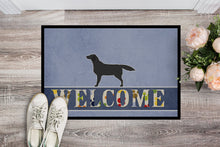 Load image into Gallery viewer, Black Labrador Retriever Welcome Doormat - 18x27 Decorative Floor Mat – Indoor/Outdoor Rug with Artistic Flair BB5512MAT