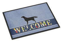 Load image into Gallery viewer, Black Labrador Retriever Welcome Doormat - 18x27 Decorative Floor Mat – Indoor/Outdoor Rug with Artistic Flair BB5512MAT