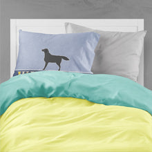 Load image into Gallery viewer, Black Labrador Retriever Welcome Fabric Standard Pillowcase – Artistic Decorative Front, White Back BB5512PILLOWCASE