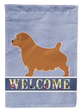 Load image into Gallery viewer, Norfolk Terrier Welcome Garden Flag - Outdoor Decorative Yard Flag BB5513GF