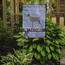 Load image into Gallery viewer, German Wirehaired Pointer Welcome Garden Flag - Outdoor Decorative Yard Flag BB5515GF