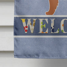 Load image into Gallery viewer, English Cocker Spaniel Welcome Flag Canvas House Size BB5516CHF