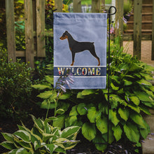 Load image into Gallery viewer, German Pinscher Welcome Garden Flag - Outdoor Decorative Yard Flag BB5517GF