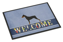 Load image into Gallery viewer, German Pinscher Welcome Doormat - 18x27 Decorative Floor Mat – Indoor/Outdoor Rug with Artistic Flair BB5517MAT