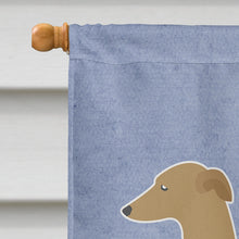 Load image into Gallery viewer, Italian Greyhound Welcome Flag Canvas House Size BB5518CHF