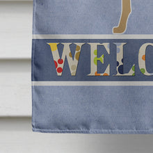 Load image into Gallery viewer, Italian Greyhound Welcome Flag Canvas House Size BB5518CHF
