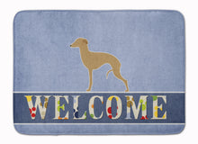 Load image into Gallery viewer, Italian Greyhound Welcome Machine Washable Memory Foam Mat BB5518RUG