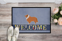 Load image into Gallery viewer, Collie Welcome Doormat - 18x27 Decorative Floor Mat – Indoor/Outdoor Rug with Artistic Flair BB5520MAT