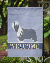 Load image into Gallery viewer, Bearded Collie Welcome Garden Flag - Outdoor Decorative Yard Flag BB5521GF